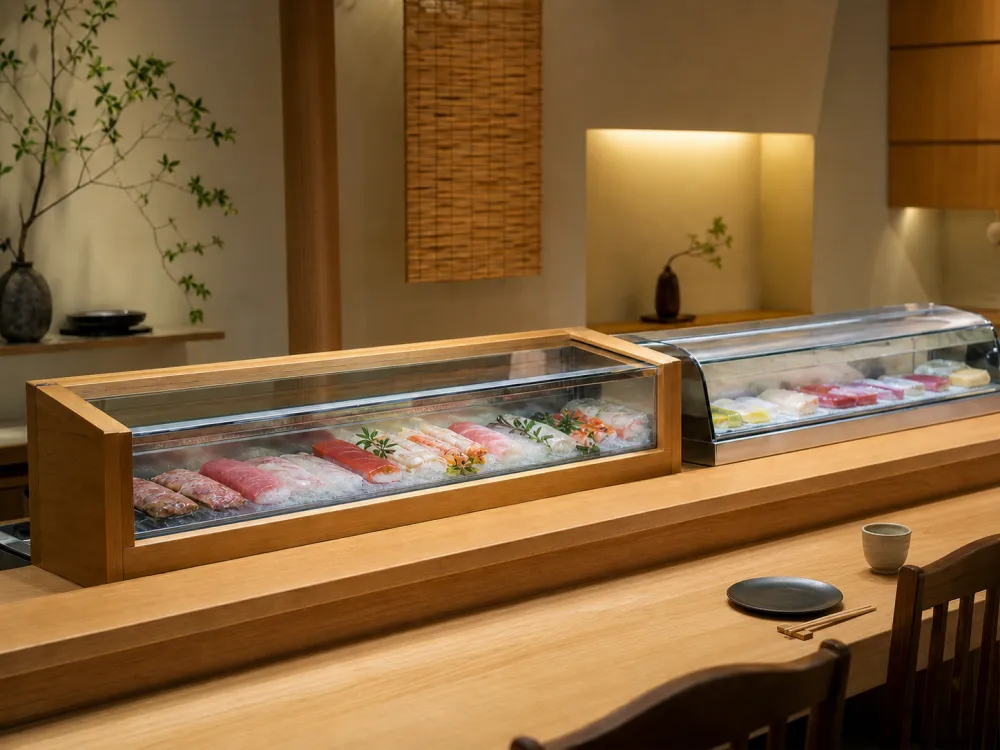 日式料理店設備示意圖（demo，非實際場景）